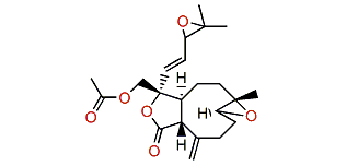 3-Acetyl-14,15-epoxy-xeniolide H